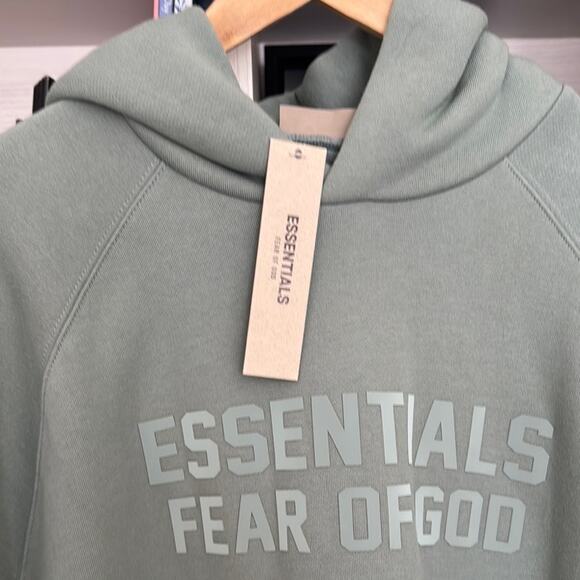 Fear of God Essentials Sage Hoodie - Mens M - Picture 4 of 6